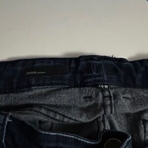 Kut from the Kloth Dark Blue raw hem Jeans